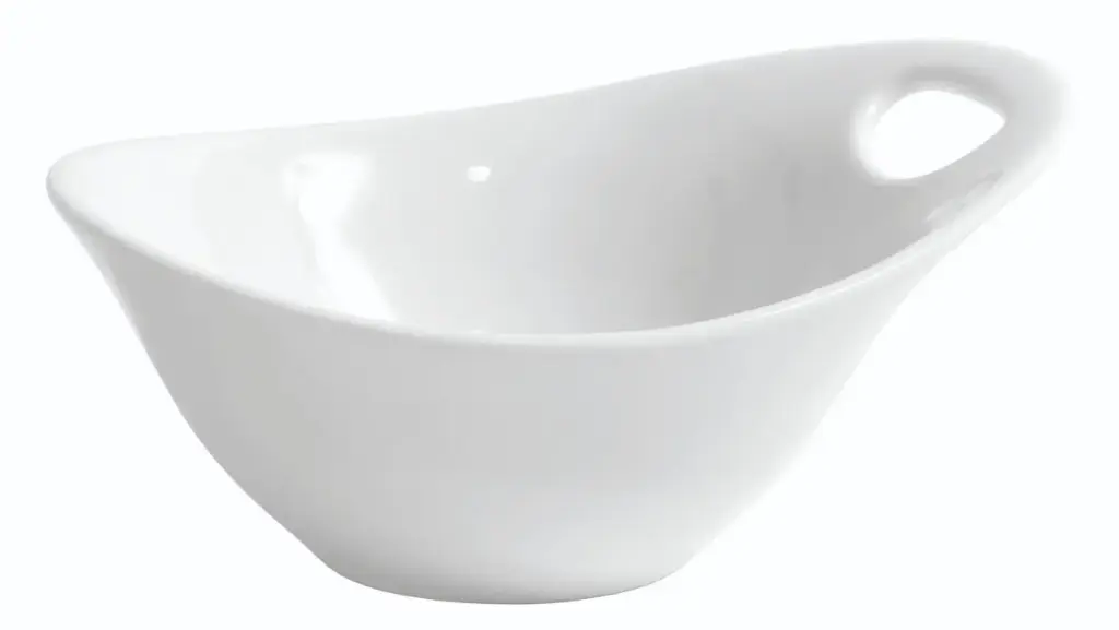 Bol Perpignan Porcelana Blanco 12X10X5,5 Cm. / 14 Cl.