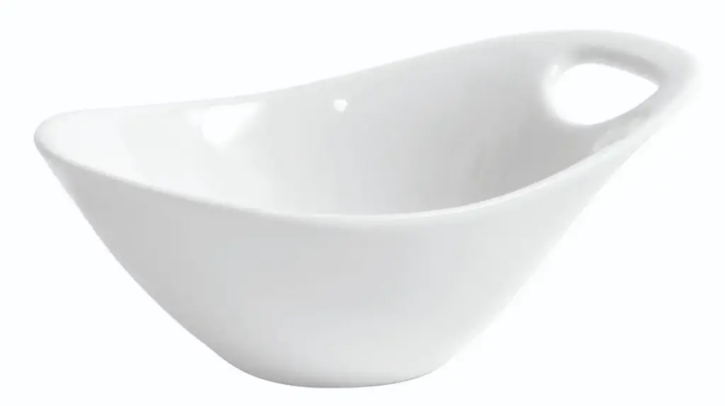 Bol Perpignan Porcelana Blanco 11,5X8X4,5 Cm. / 9 Cl.