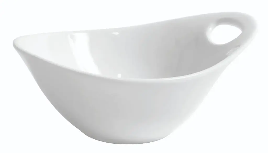 Bol Perpignan Porcelana Blanco 14,5X12X6,5 Cm. / 23 Cl.