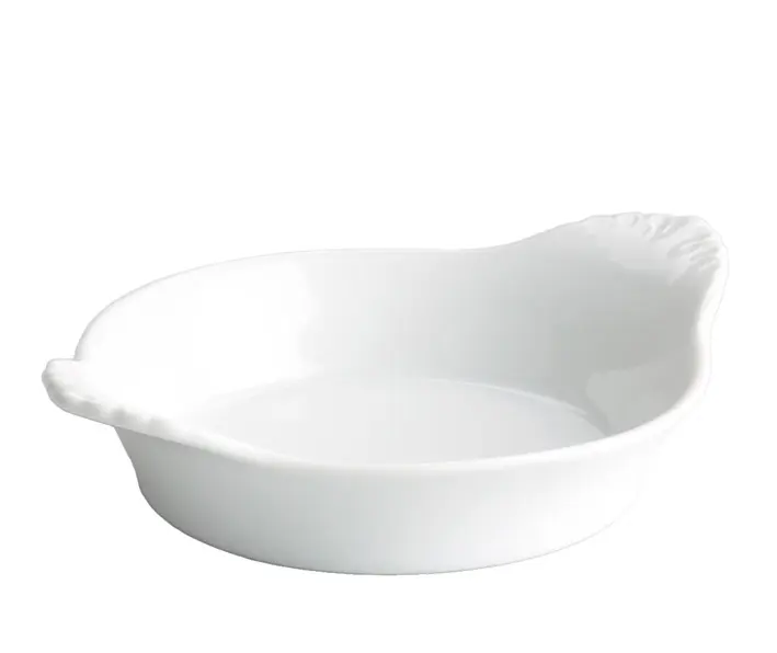 Plato Huevo Porcelana 17X14,5X3,5 Cm.
