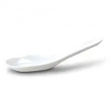 Cuchara Degustacion Porcelana Blanca 14X5 Cm.