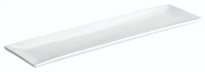 Fuente Rectangular Ming Porcelana 20X80X1,5 Cm.