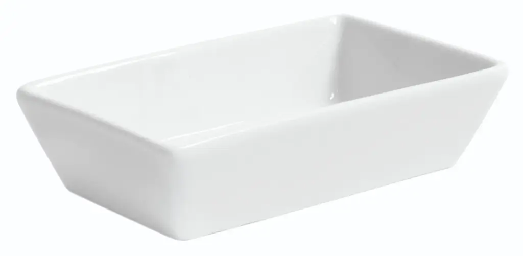 Bol Rectangular Ming Porcelana 12,5X8X3,5 Cm.