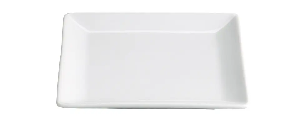 Plato Degustacion Ming Porcelana Blanco 9X9X1 Cm.