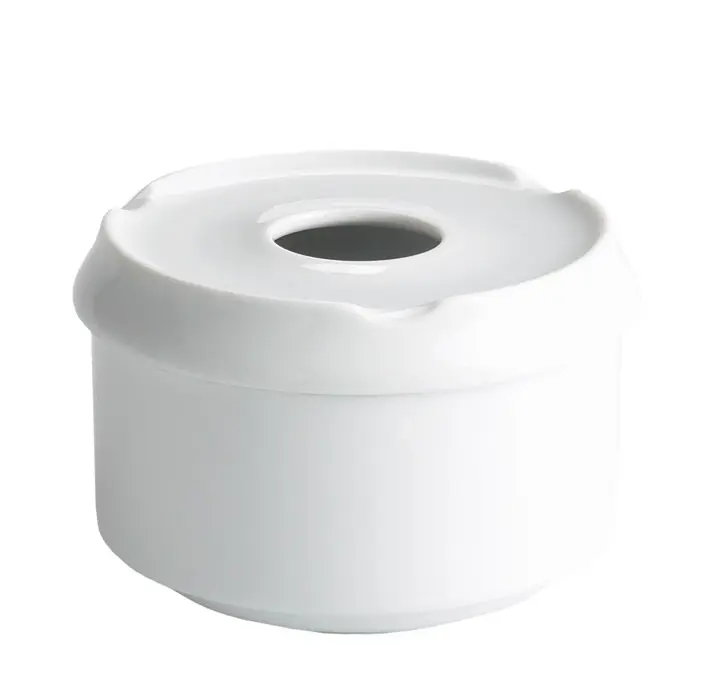 Cenicero Agua Redondo Porcelana 8,5X6 Cm.