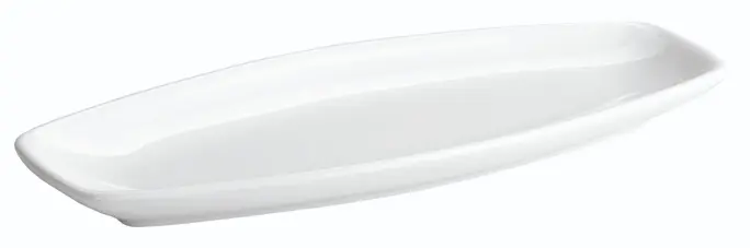 Fuente Oval Kayuko Porcelana 40X18,5X3 Cm.