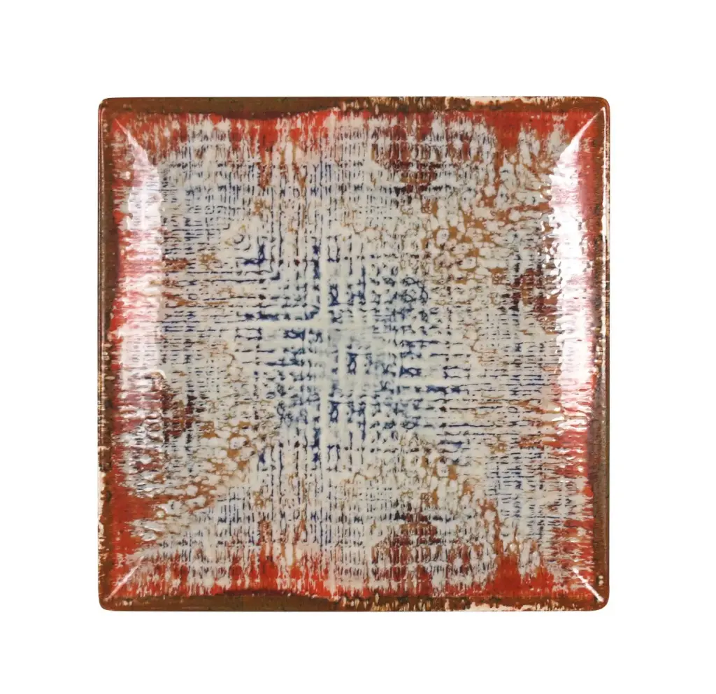 Zz26 Plato Llano Ming Iii Charro 23,5X23,5 Cm.