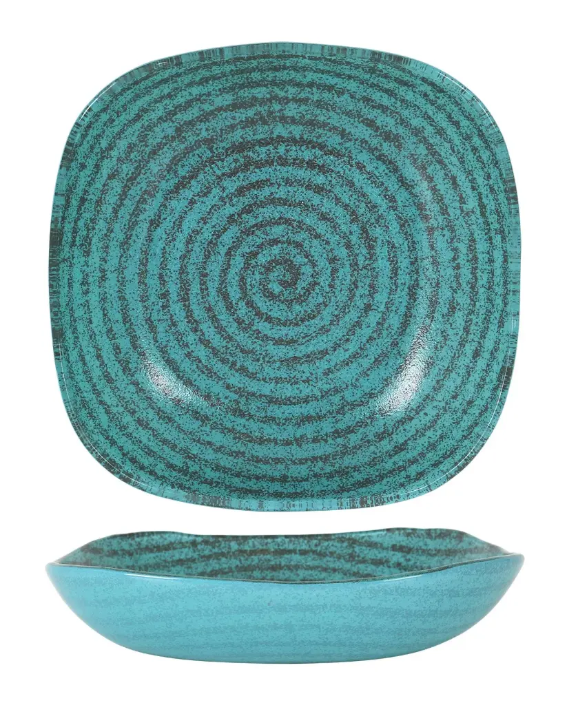 Zz26 Ensaladera Escargot 22,5X22,5X4,5 Cm.       