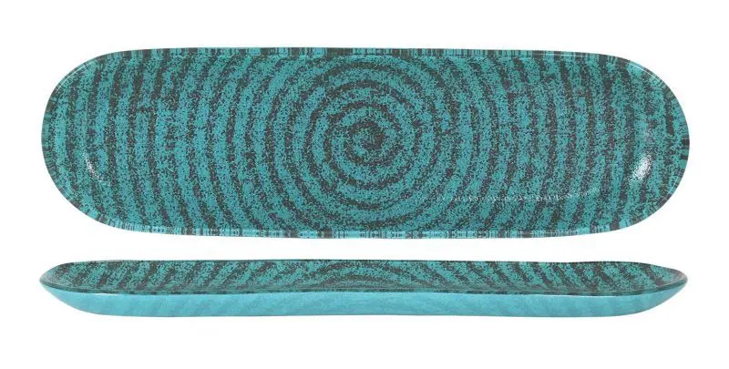 Zz26 Fuente Oval Escargot 32,5X9,5X2 Cm.   