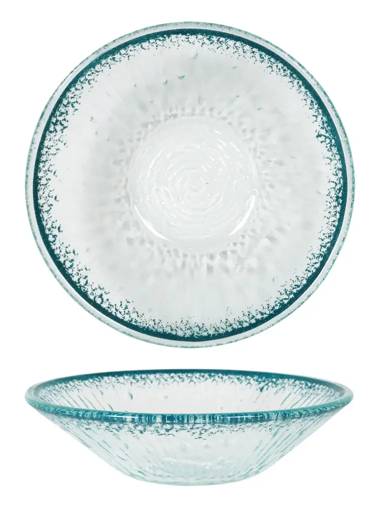 Bol Guajiro Turquesa 18X4,5 Cm.           