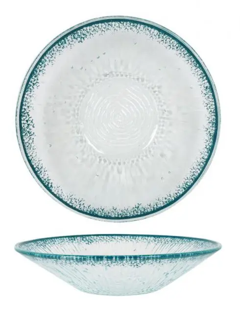 Ensaladera Guajiro Turquesa 25X5,5 Cm.   