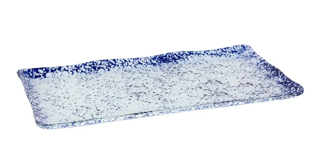 Zz26 Fuente Ming Cobalto 32X17 Cm.