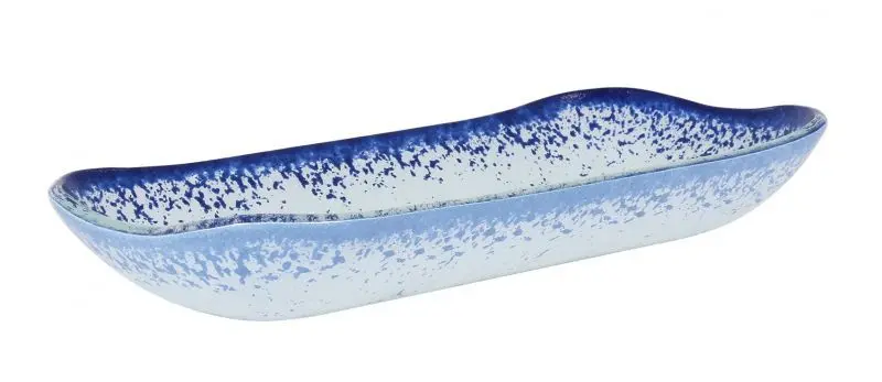 Zz26 Fuente Rectangular Cobalto 26X12X3 Cm.             