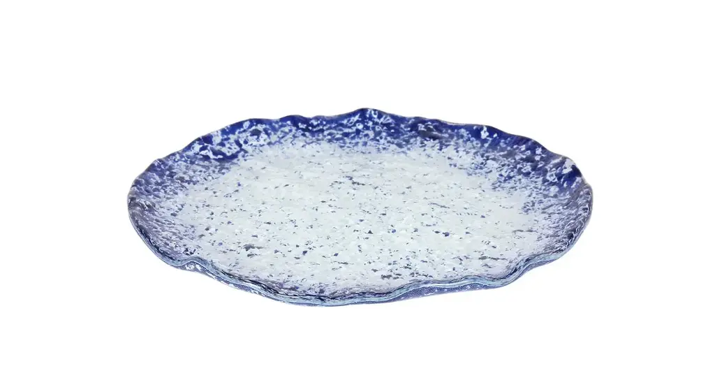 Plato Postre Murano Cobalto 20 Cm.