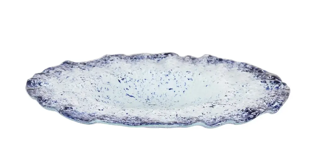 Plato Risotto Murano Cobalto 29X4 Cm.