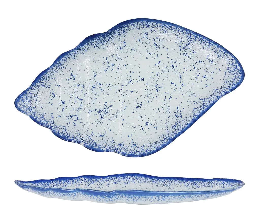 Fuente Caracola Cobalto 36X21 Cm.