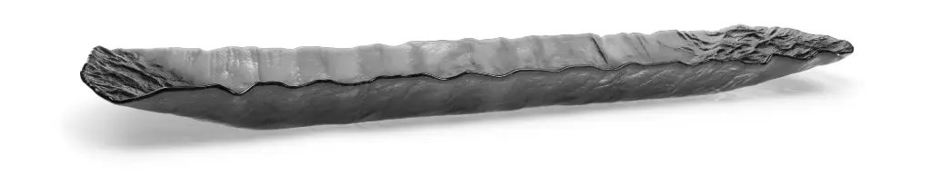 Fuente Buffet Menhir Negra 123X40X10 Cm.