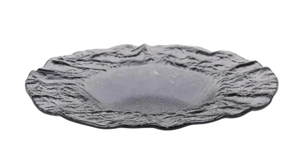 Plato Risotto Murano Platino 29X4 Cm.