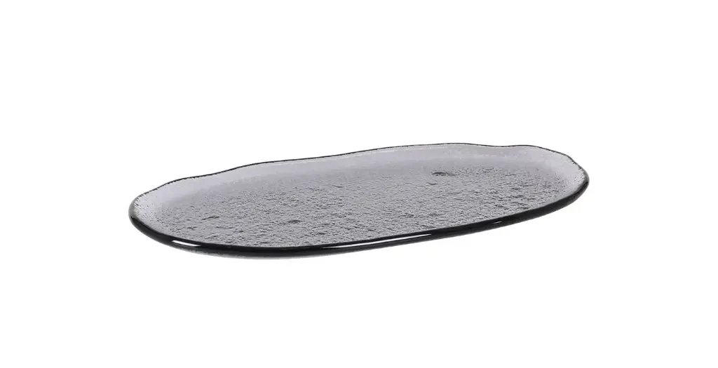 Zz26 Fuente Oval Murano 24X12X1 Cm.