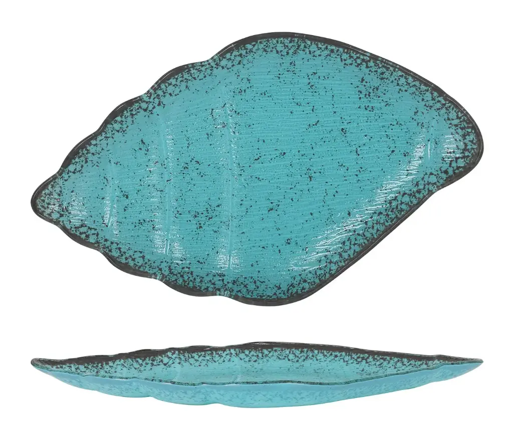 Fuente Caracola Turquesa 36X21 Cm.