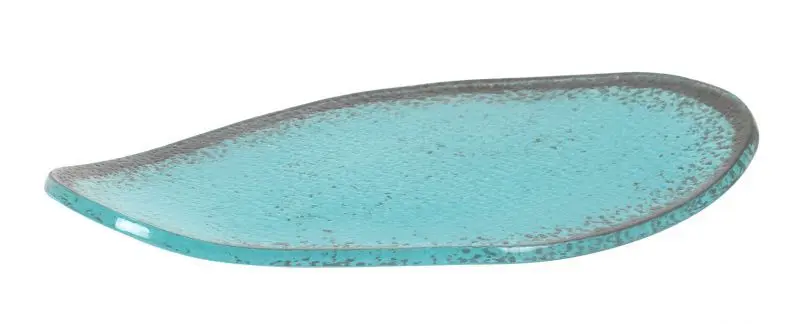Zz26 Fuente Degustacion Turquesa 14X21X1,5 Cm.     