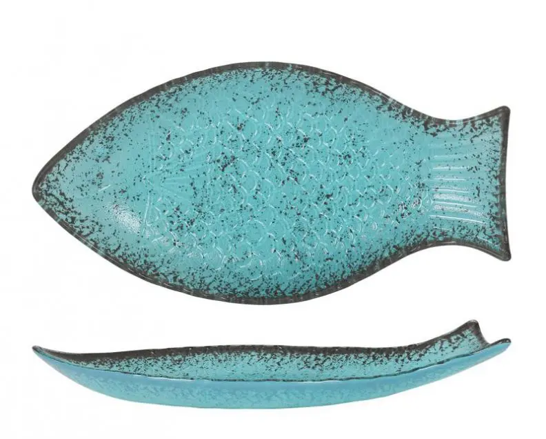 Zz26 Fuente Pez Turquesa 31X16X4 Cm.