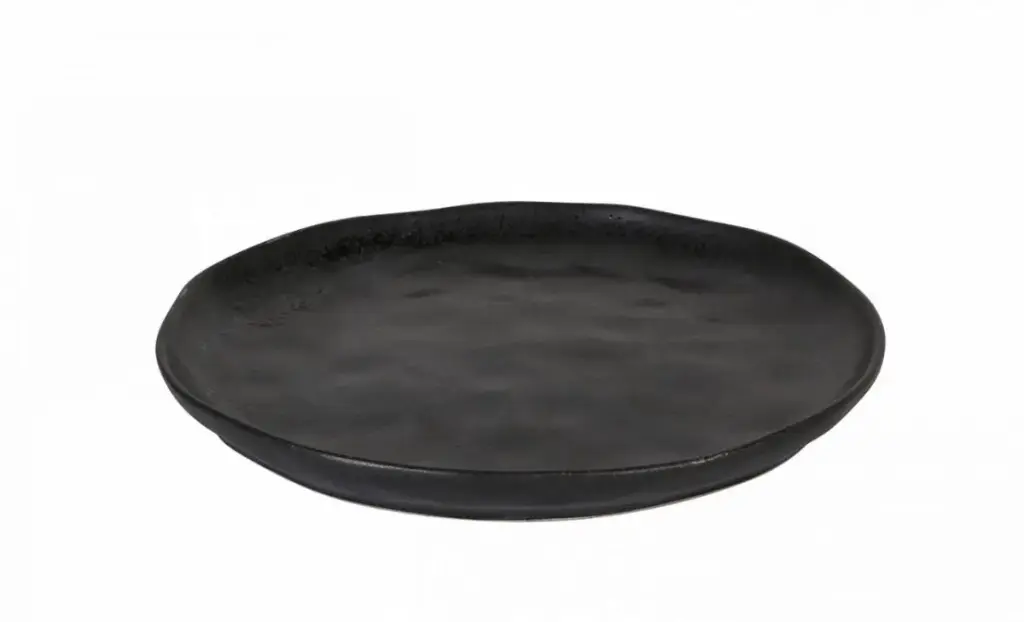 Plato Postre Sucro Negro 21 Cm.