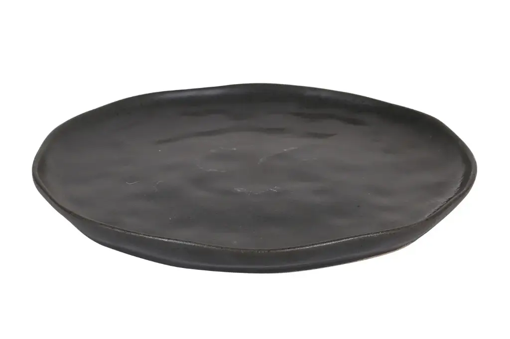 Plato Llano Sucro Negro 26X2 Cm.