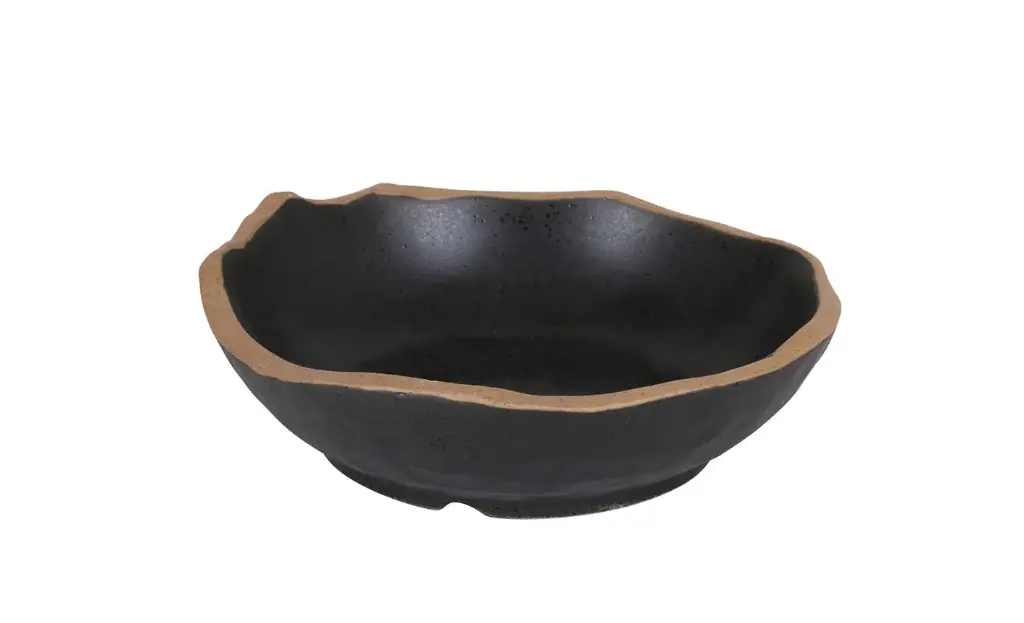 Plato Hondo Sucro Negro 18X5,5 Cm.
