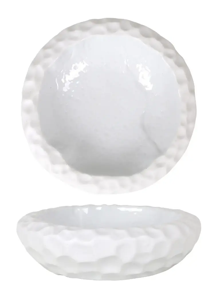 Plato Teide Blanco 23X7 Cm.
