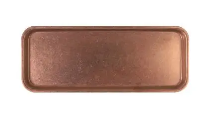 Fuente Rectangular Vintage Cobre 30X12X1.2 Cm.