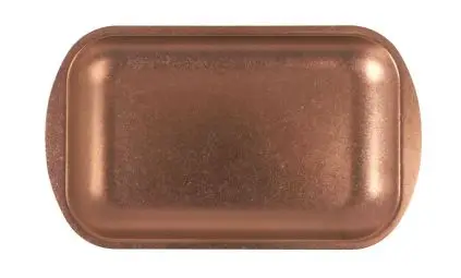 Fuente Rectangular Vintage Cobre 23.5X14X1.5 Cm.
