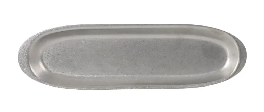 Bandeja Plata Vieja Inox 27X8Cm