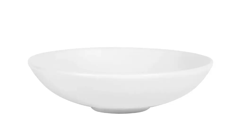 Plato Hondo Infinity Stonware Blanco 19,5X5 Cm.