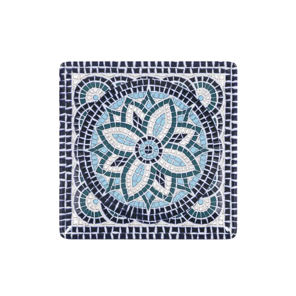 Plato Pan Ming Ii "Mayolica" 16X16X2Cm