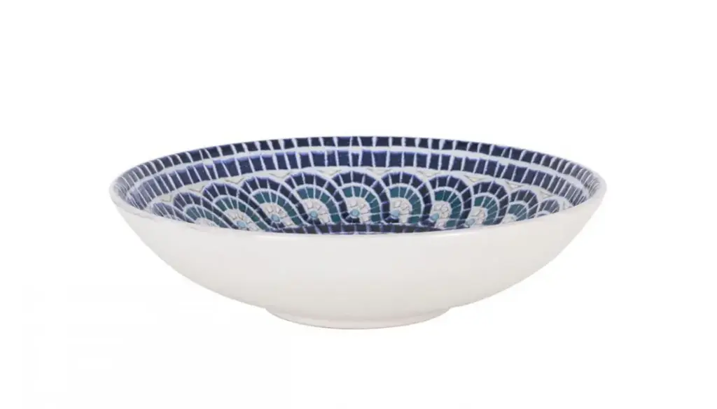 Plato Hondo Stonware Infinity Mayolica 19,5X5,3 Cm.