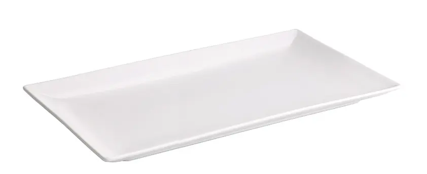 Fuente Rectangular Ming Ii Stonware Blanco 30X15X2 Cm.