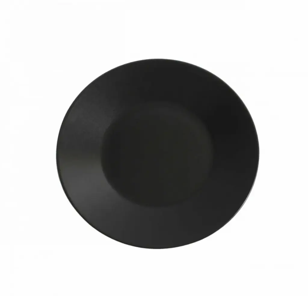 Plato Llano The Reserve Stonware Negro 27,5X2,8 Cm.