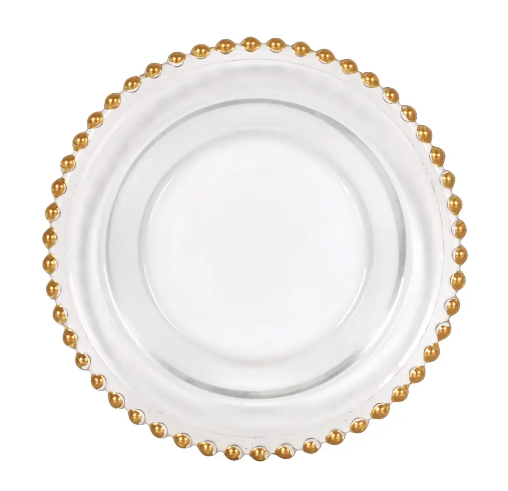 Zz26 Plato Pan Biarritz Filo Dorado 16 Cm.