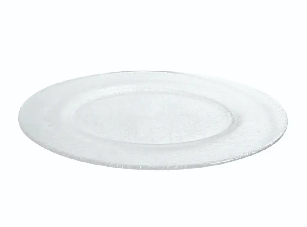 Plato Presentacion Natural Vidrio 32 Cm.