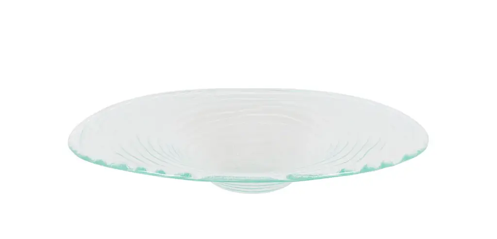 Ensaladera Oval Guilin Vidrio Natural Clear 27X18X4 Cm.