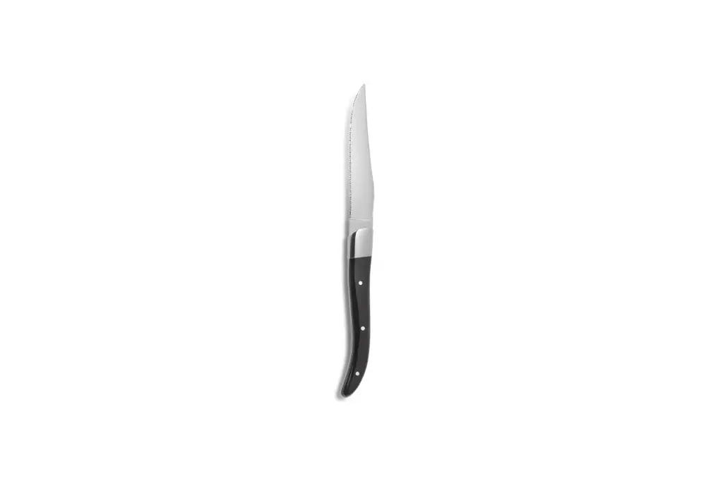 Cuchillo Chuletero Acrilico Negro