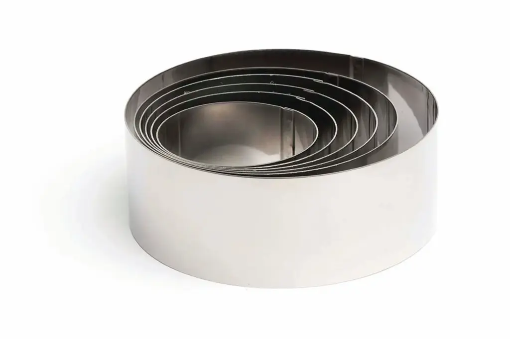 Aro Redondo Inox. 6X4.5 Cm.