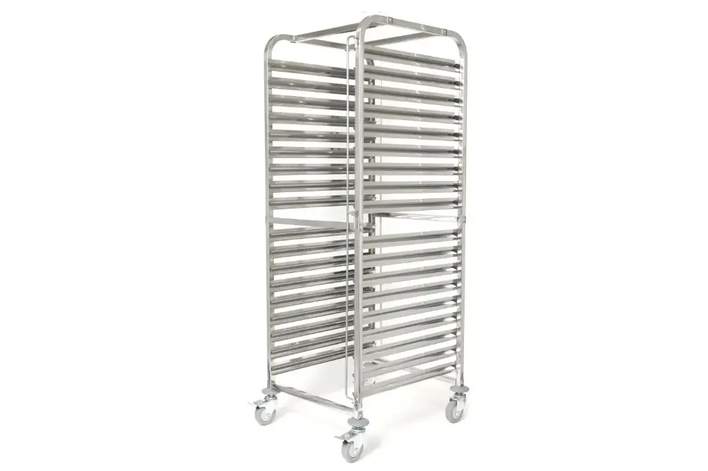Carro Gn. 2/1 Inox. 18 Guias 59X67X173.5 Cm.
