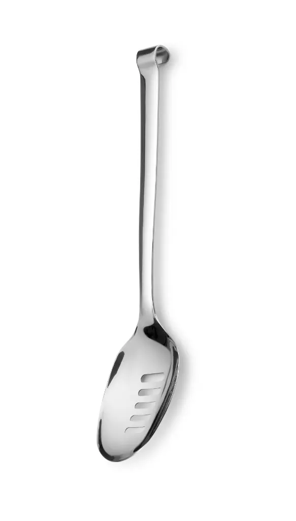 Cuchara Buffet Ranurada Inox. 30 Cm.