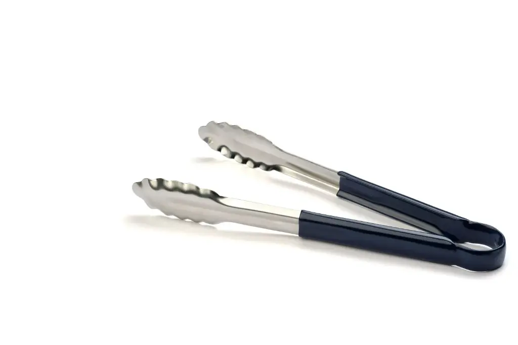 Pinza Buffet Inox Mango Color Cm.  25 Azul