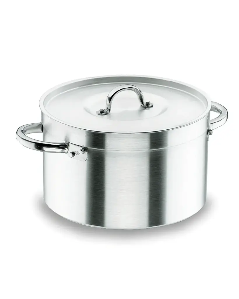 Cacerola Alta Aluminio C/Tapa 38 Cm.     
