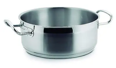 Cacerola Baja S/Tapa Eco-Chef Inox. 28 Cm.      
