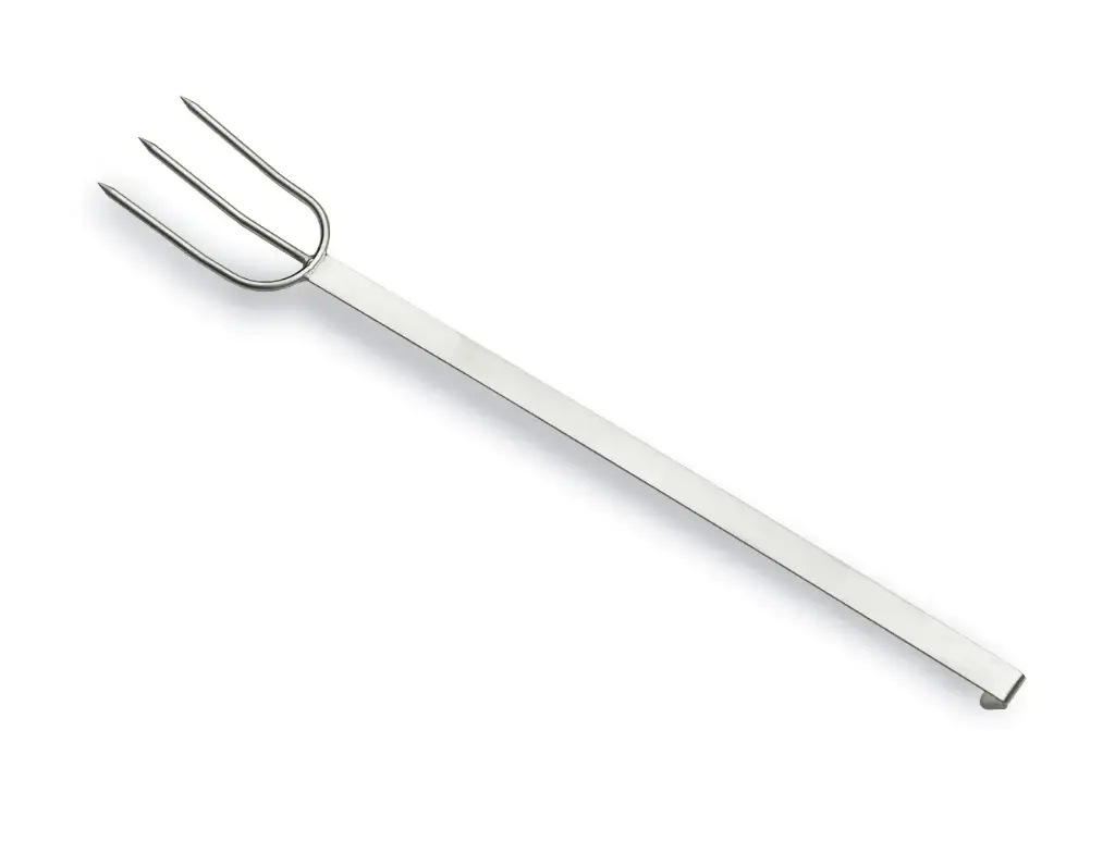 Tenedor Barbacoa Chef Inox. 2 Puas 50 Cm.           