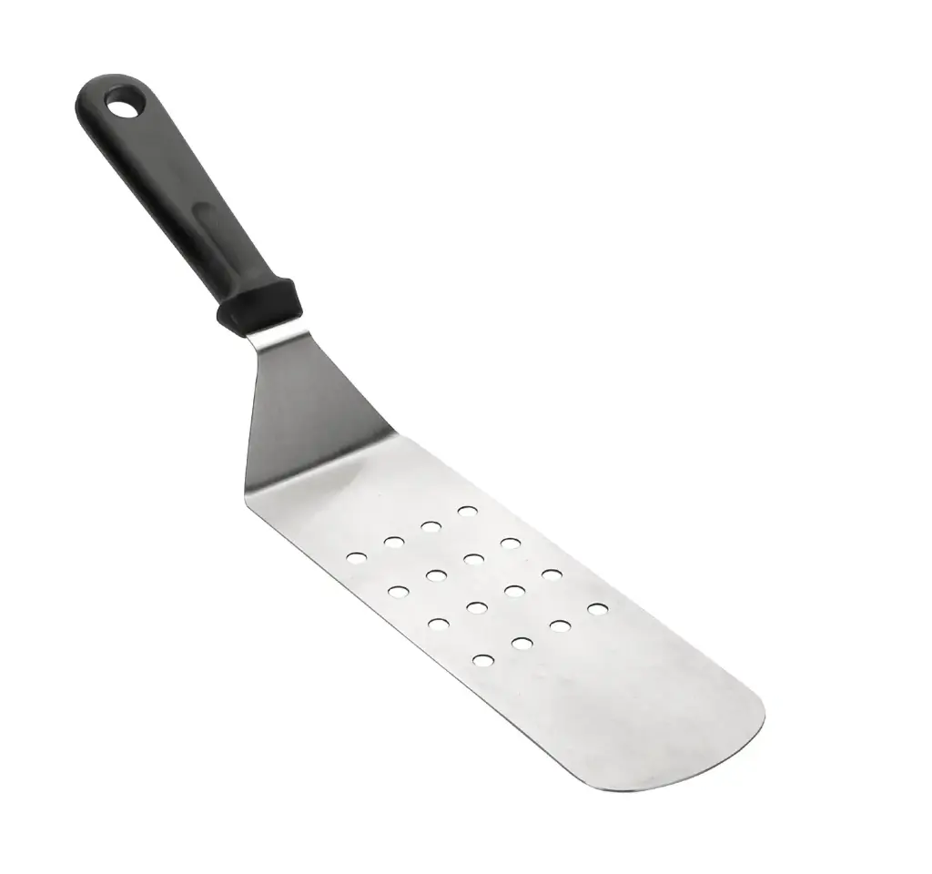 Espatula Monobloc Inox. Perforada 21,5 Cm.   
